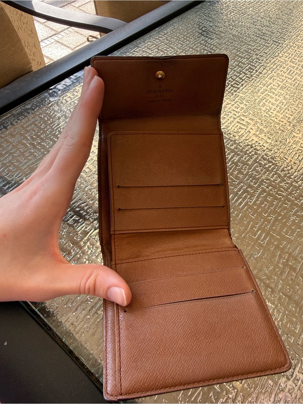Louis Vuitton Monogram Compact Card wallet Holder in Brown - Picture 9 of 16
